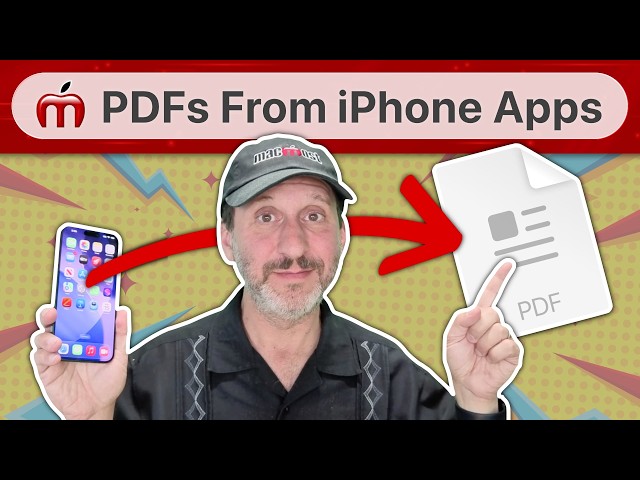How To Create a PDF From Almost Any App On Your iPhone