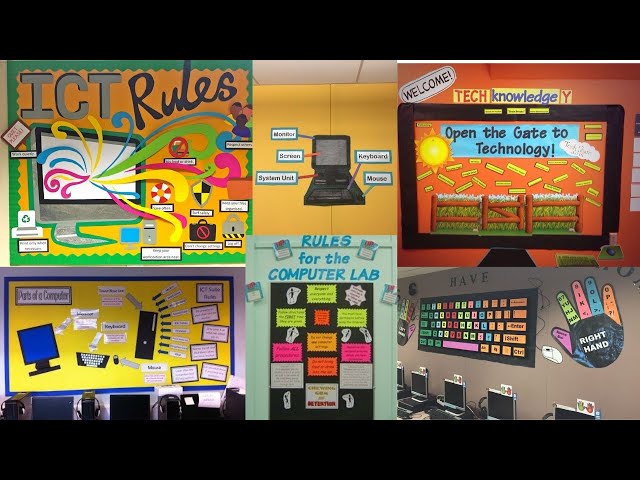 Computer Lab decoration ideas for school/Computer Lab Rules for students/Computer Lab for College