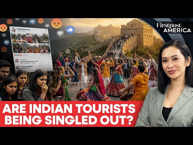 Garba at the Great Wall? Indian Tourists Face Online Backlash | Firstpost America | N18G