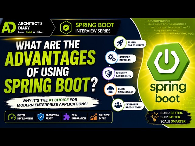 #Spring Boot Interview  Series : What are the Advantages of Spring Boot?