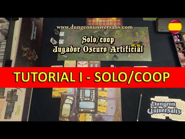 Tutorial I oficial Dungeon Universalis (solo-coop) ESPAÑOL