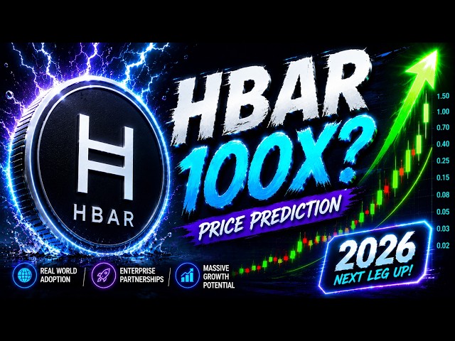 HBAR Price Prediction 2026 🚀 Hedera Hashgraph Crypto Coin HBAR News TODAY!