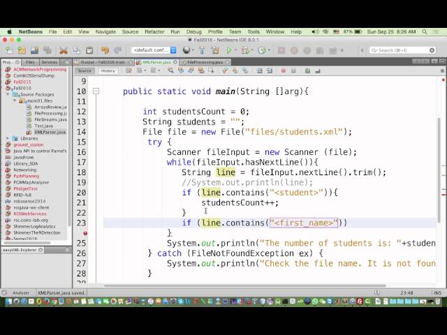 [CS102] Parsing an XML File (Exercise Solution)