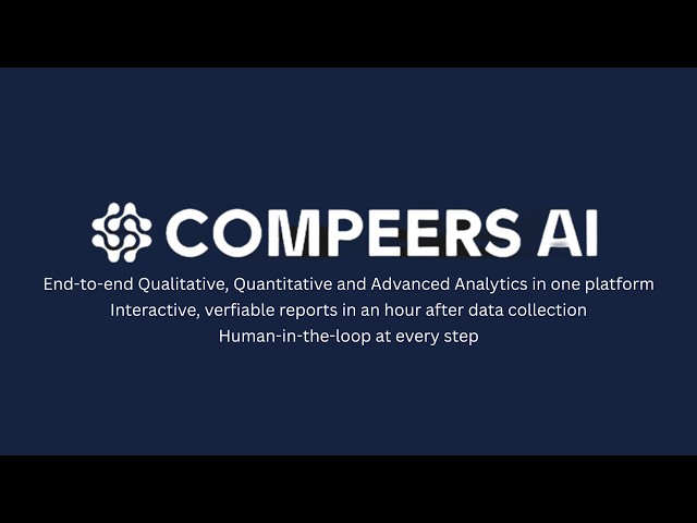 Compeers AI : All your research. One platform