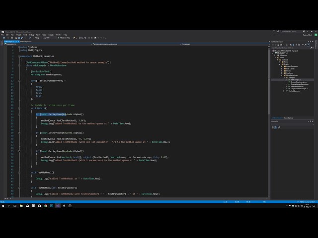 MethodQ: Adding a method call to a queue