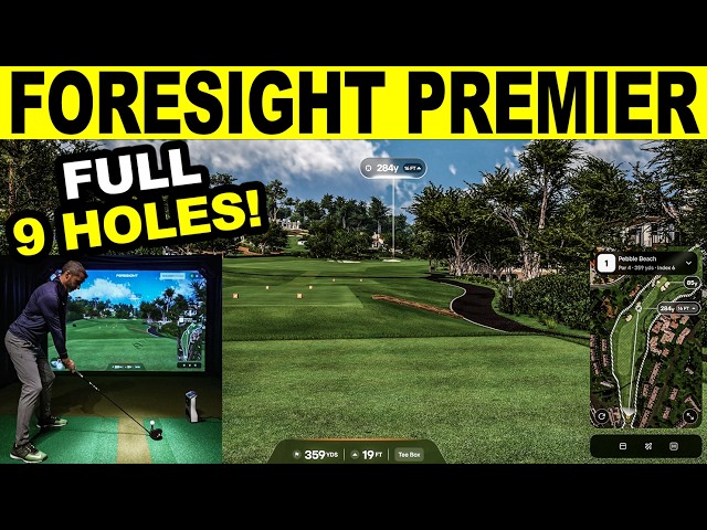 Foresight Premier: I Played 9 Holes on the NEW Golf Simulator!