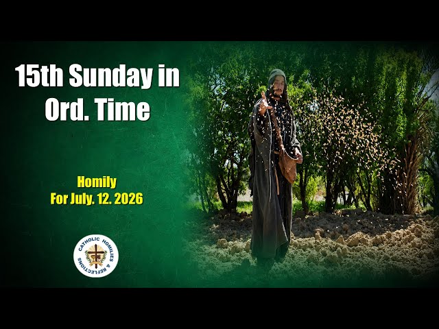 15th Sunday in Ordinary Time / Year A / Homily for July 12. 2026
