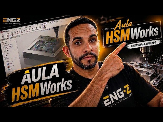 Aula de Programação de Faceamento no HSM Works