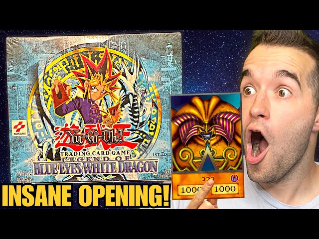 Opening A 1st Edition Legend Of Blue-Eyes WAVY Box From 2002! (INSANE)