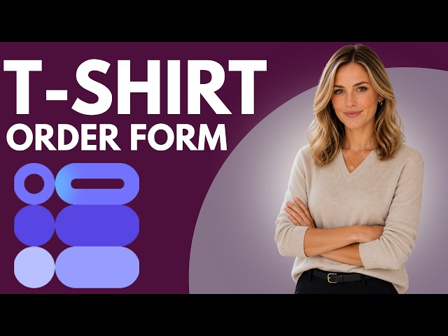 How to Create a T Shirt Order Form in Google Forms (Full Guide)