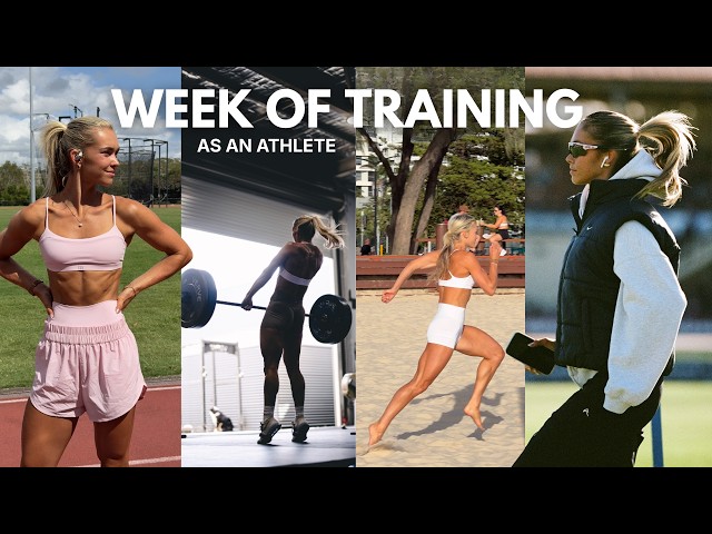 A *detailed* full week of training as a sprinter | track & gym