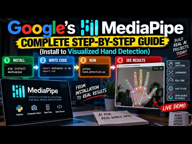 Google's MediaPipe: Complete Step-by-Step Guide (Install to Visualized Hand Detection)