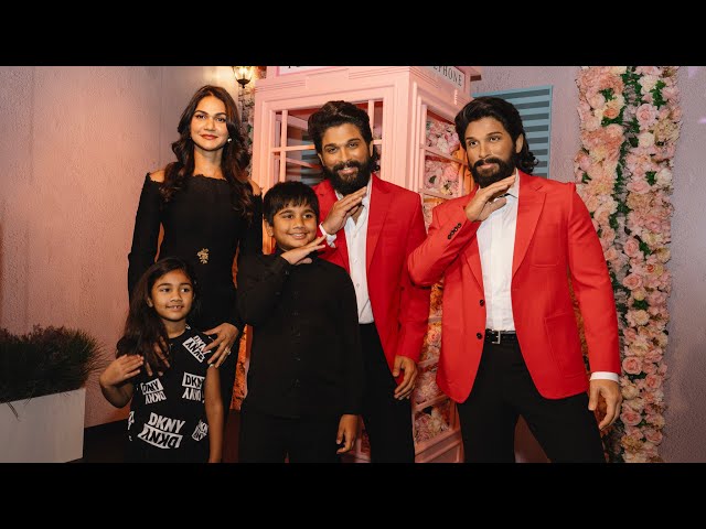 Launch of Icon star #AlluArjun's Wax Statue at #MadameTussauds Dubai