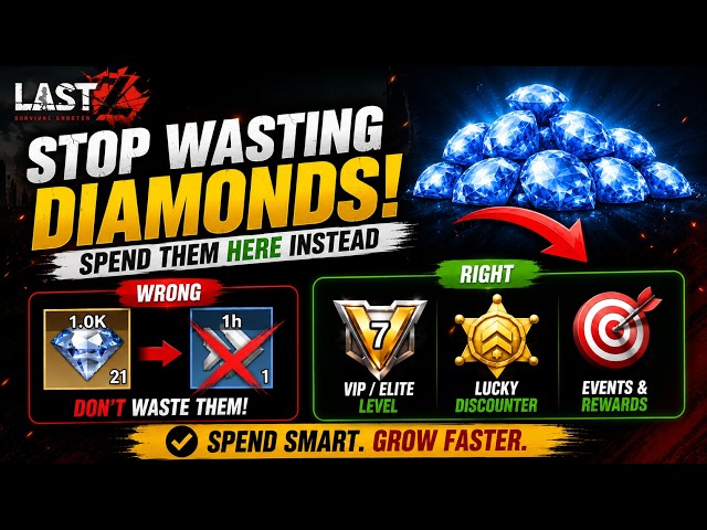 90% of Players Waste Their Diamonds... Don't Make This Mistake! | Last Z Survival Shooter