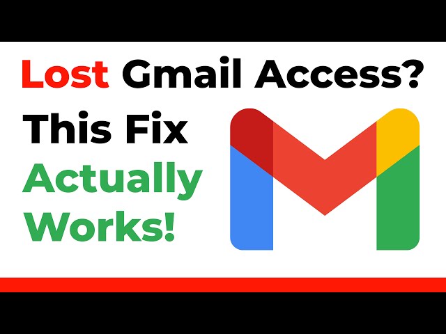 Gmail Account Recovery - Using Recovery Email - How to Recover Your Gmail Account