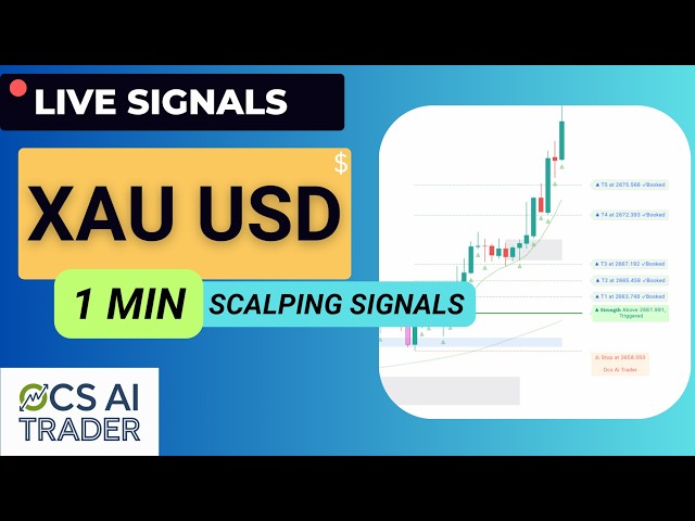 XAUUSD 1 MIN LIVE SCALPING 🔴 Gold 1 Minute Signals | Fastest AI Scalping - OCS AI Trader