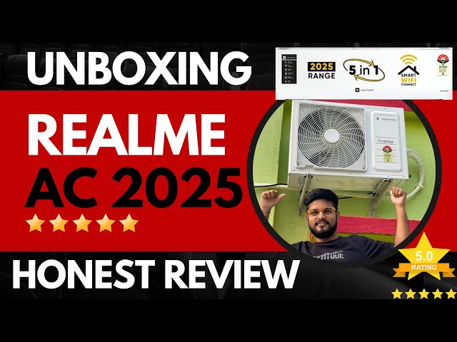 Budget Ac Realme TechLife 2025 1.5ton Smart with Wi-fi|Microtek EM 4150+For AC 1.5 Ton AC Stabilizer