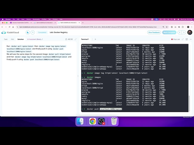 Docker Lab demo - Docker Registry