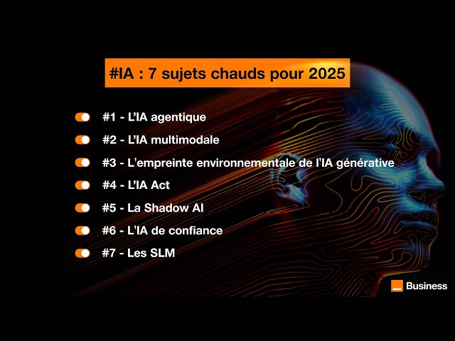 IA : 7 sujets chauds pour 2025 - L'intégrale