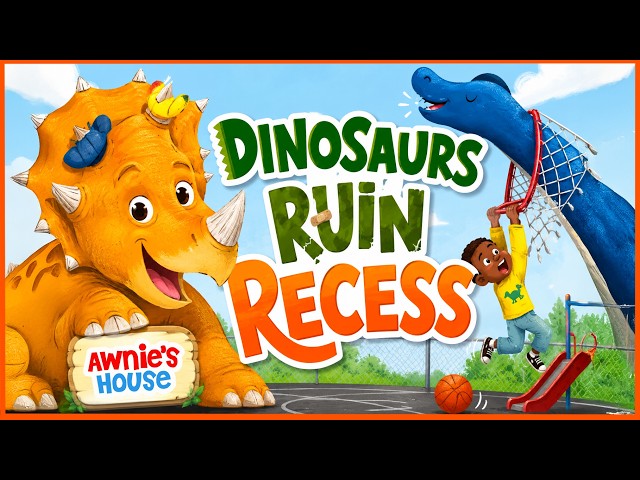 DINOSAURS RUIN RECESS | Kids Book Read Aloud | Story Time About Learning to Cooperate