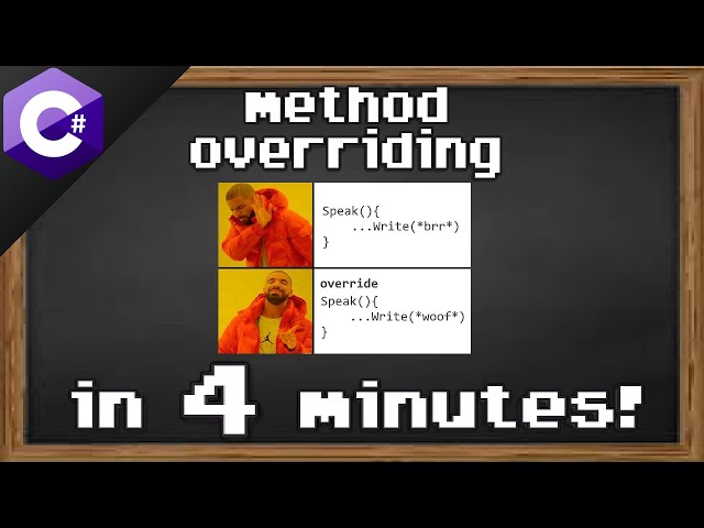 C# method overriding 🙅