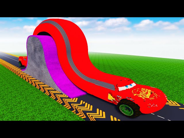 Thrilling Challenge: LONG CARS vs MASSIVE SPEED BUMPS in Teardown
