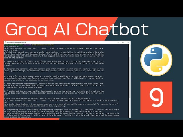Create Your Own Groq AI Chatbot In Python In Less than 10 Minutes