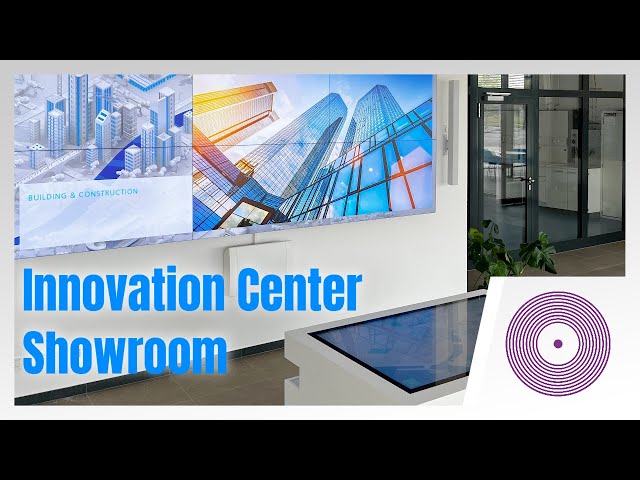 🧪 Innovation Centre: interactive presentations with multi-touch table and screen wall