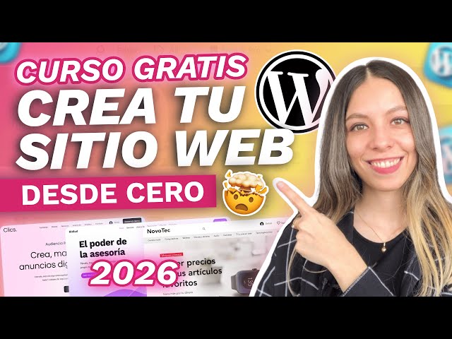 Como CREAR UNA PAGINA WEB EN WORDPRESS DESDE CERO 2026 TUTORIAL