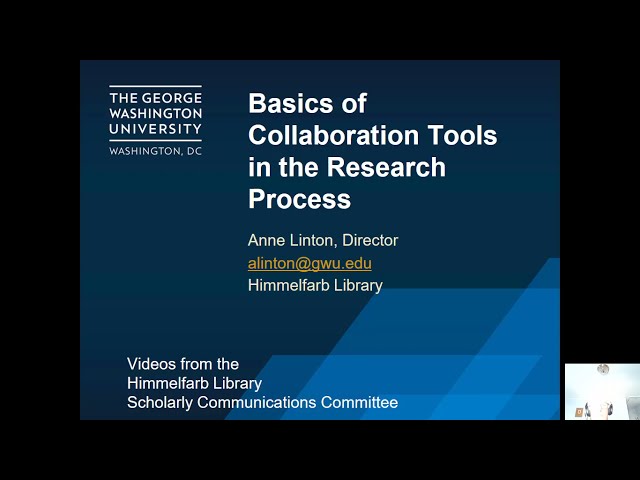 Basics of Collaboration Tools in the Research Process