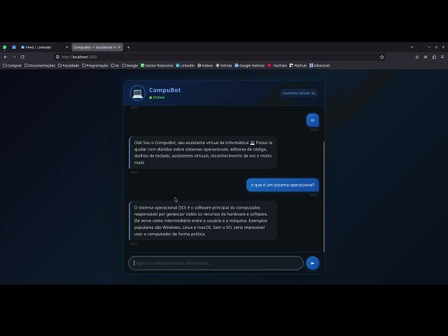 Chatbot em Python - Inteligência Artificial