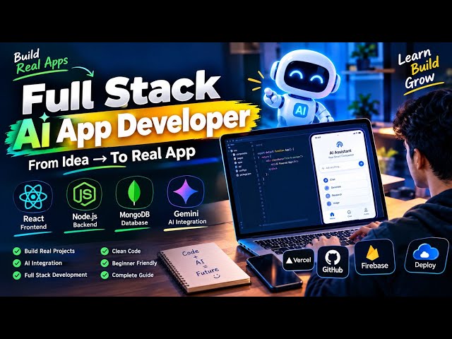 Full Stack AI App Developer | Build Real AI Apps from Scratch 🚀 Tutorial 