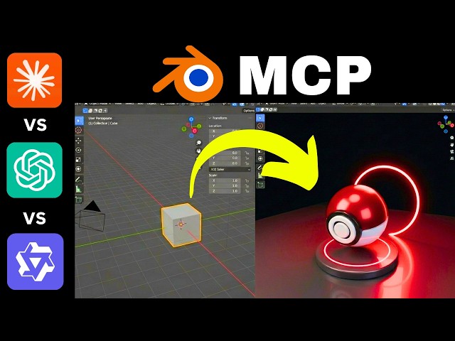 Who Wins the Blender MCP 3D AI Showdown? Claude Opus vs OpenAI Codex vs Alibaba Qwen Local LLM