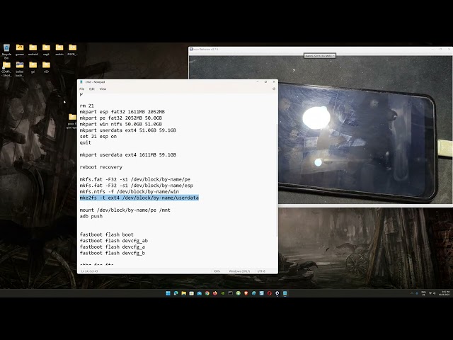 HOW TO restore back to full android after windows 11 and restore QCN on Poco F1