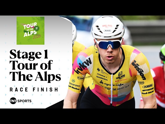 CRAZY FINISH! 🤩 | 2026 Tour of The Alps Stage 1 Final KM's | TNT Sports Cycling