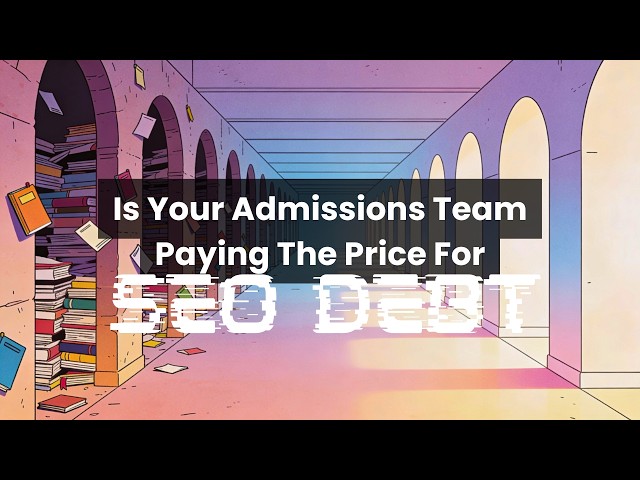 Technical SEO Debt: The Silent Killer on Large University Websites