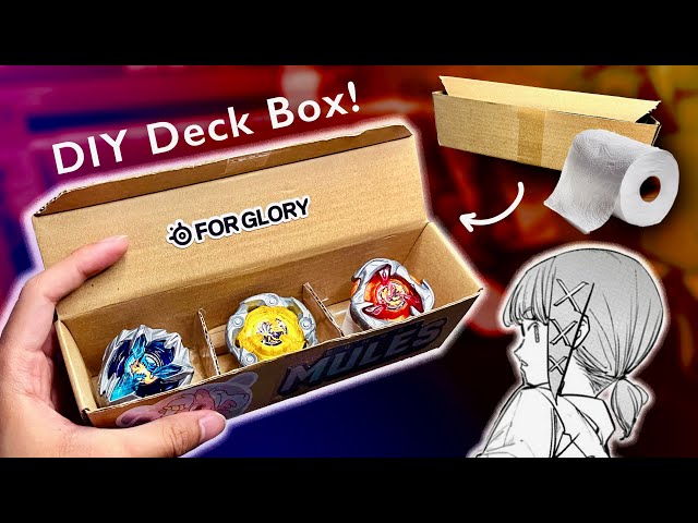 How to Make a Beyblade Deck Box with Hasbro Packaging! (quick tutorial)