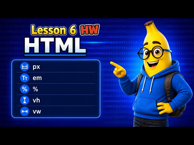 Homework 6: How %, vw, and vh Work in CSS - ( HTML and CSS, Front End )