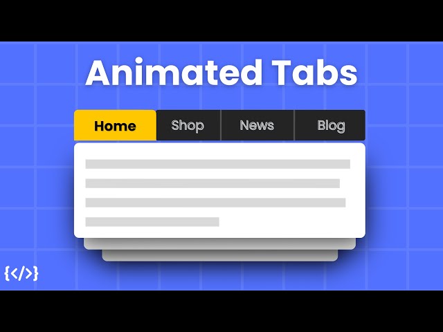 Create Tabs Using HTML CSS Only (Under 3 MINS!)
