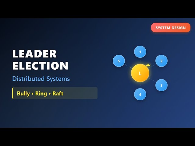 Leader Election Algorithms in Distributed Systems Explained | System Design