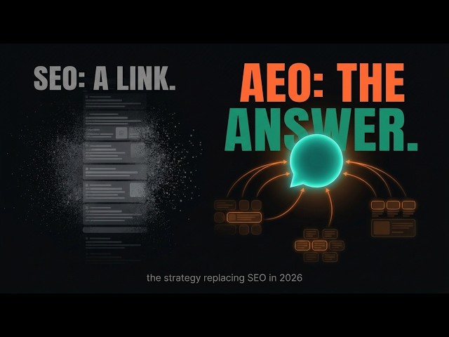 Answer Engine Optimization (AEO) — The Strategy Replacing SEO in the Second Half of 2026