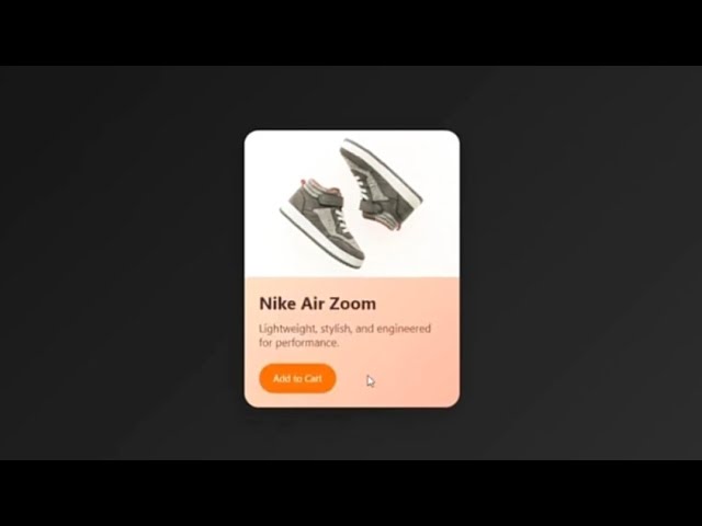 Animated Product Card with CSS Hover Effects | بطاقة منتج متحركة بـ CSS فقط 🔥