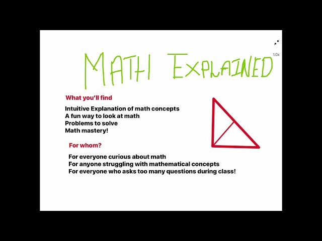 Welcome To Math Explained!