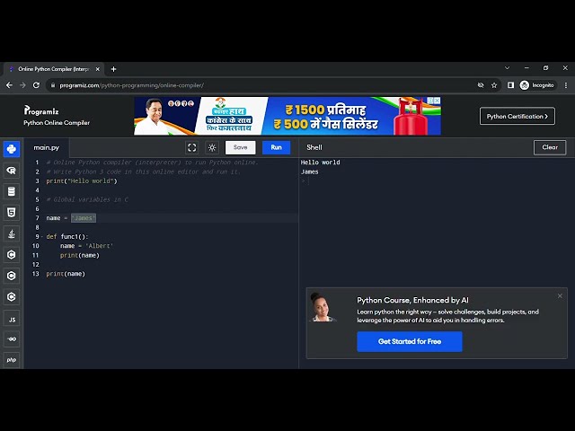 Global Variables in Python in less than 3 mins
