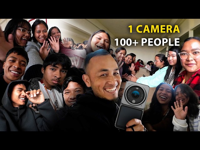 Nga ai ka camera ia 100 ngut peit ki leh aiu 🤣