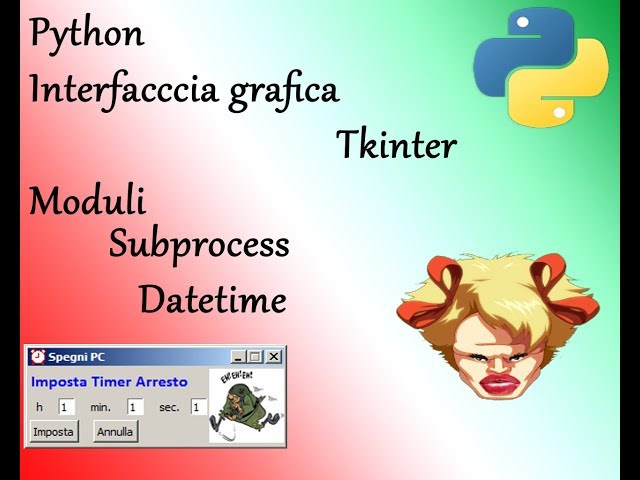 Conto alla rovescia Python con interfaccia grafica