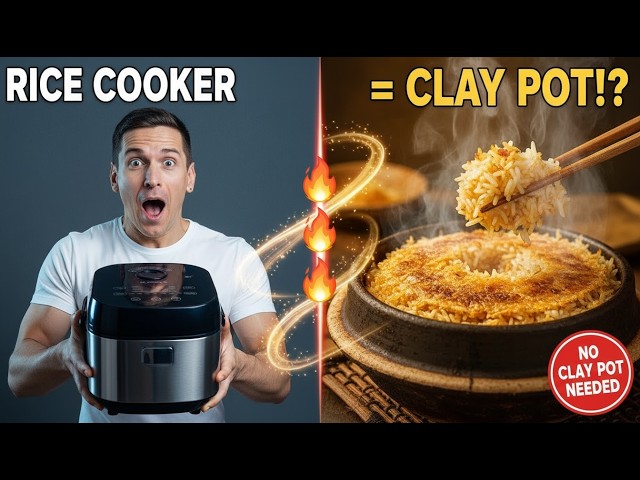 Rice Cooker Makes BETTER Clay Pot Rice Than a Real Clay Pot!? Review: Buffalo IH Stainless Steel