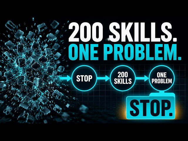 Your Agent Has 200 Skills. That's the Problem.