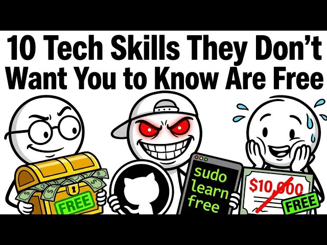 10 Tech Skills They Don't Want You to Know Are Free