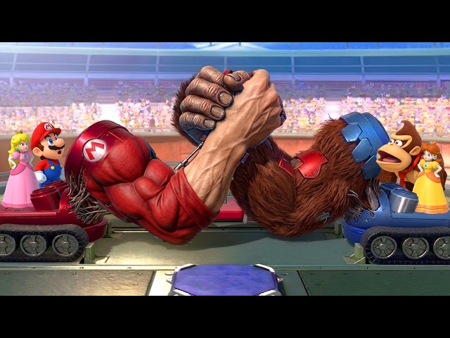 【マリオパーティシリーズ】神バトル2vs2！マリオ＆ピーチ VS ドンキーコング＆デイジー (最強CPUたつじん)